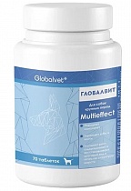 GlobalVet Multieffect / Витамины д/ собак крупных пород, 70 таб